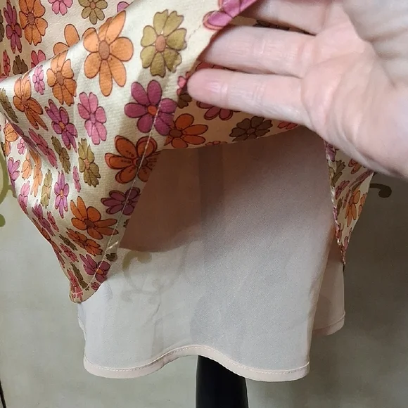 Cotton Candy Pink and Orange Halter Sundress - Picture 5 of 12